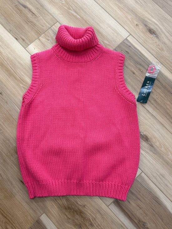 Lauren Ralph Lauren Sweaters - NEW Lauren Ralph Lauren pink turtleneck sleeveless sweater